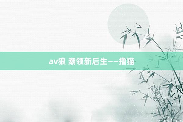 av狼 潮领新后生——撸猫